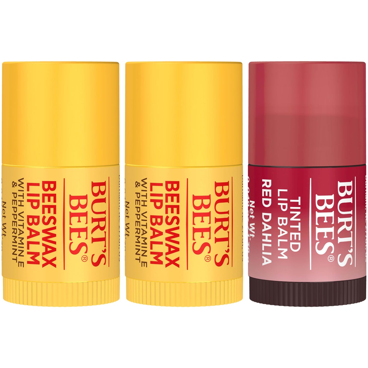 Burt's Bees Feeling Witchy Halloween Minis Classic Beeswax and Red Dahlia Tinted Lip Balm Gift Set, 100% Natural Origin Lip Care, 3 Tubes, 0.049 Oz Beauty & Personal Care Burt's Bees