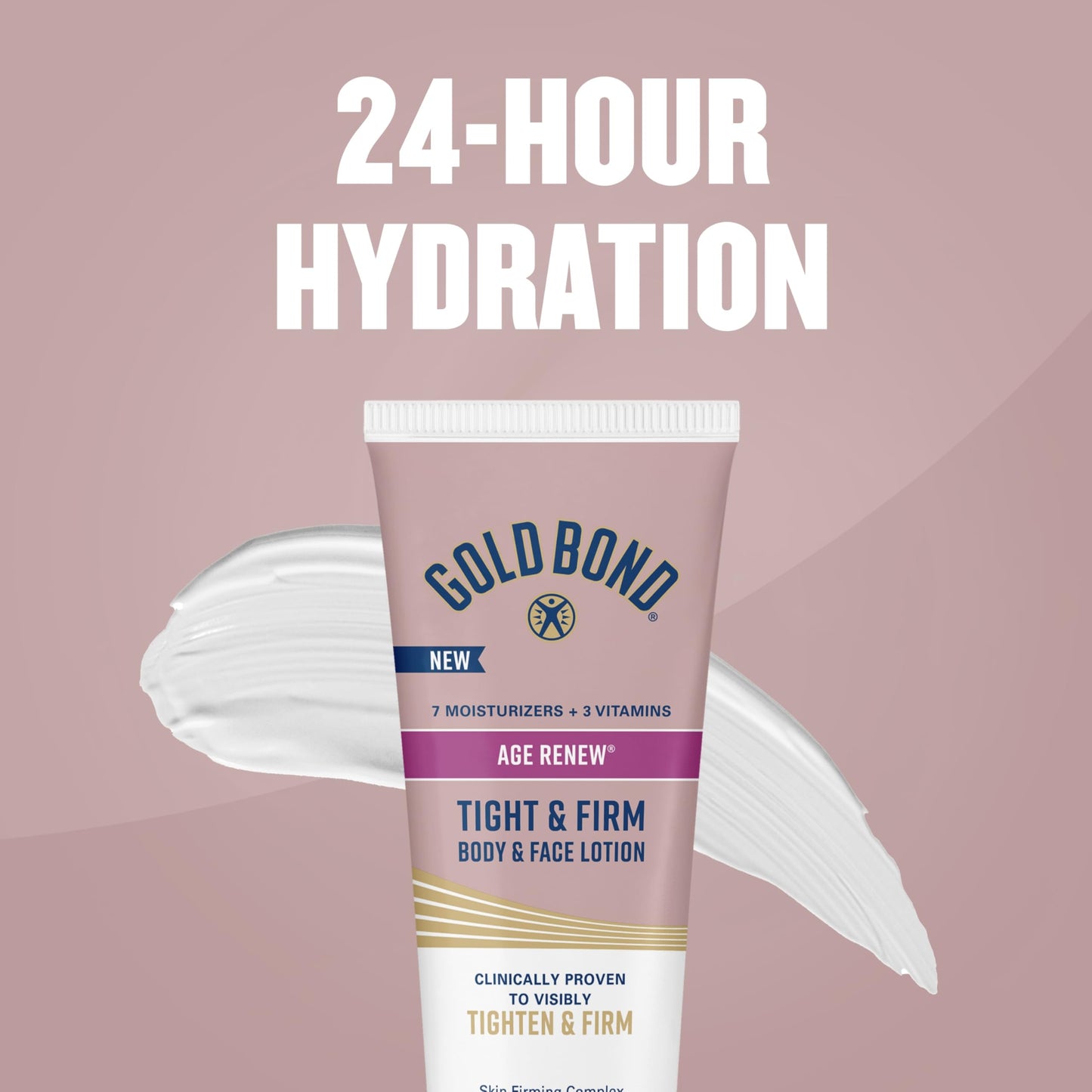 Gold Bond Age Renew Tight & Firm Body & Face Lotion with Proteins & Lipids, Skin Firming Lotion for Aging, Dry Skin, 8 oz. Beauty & Personal Care Gold Bond