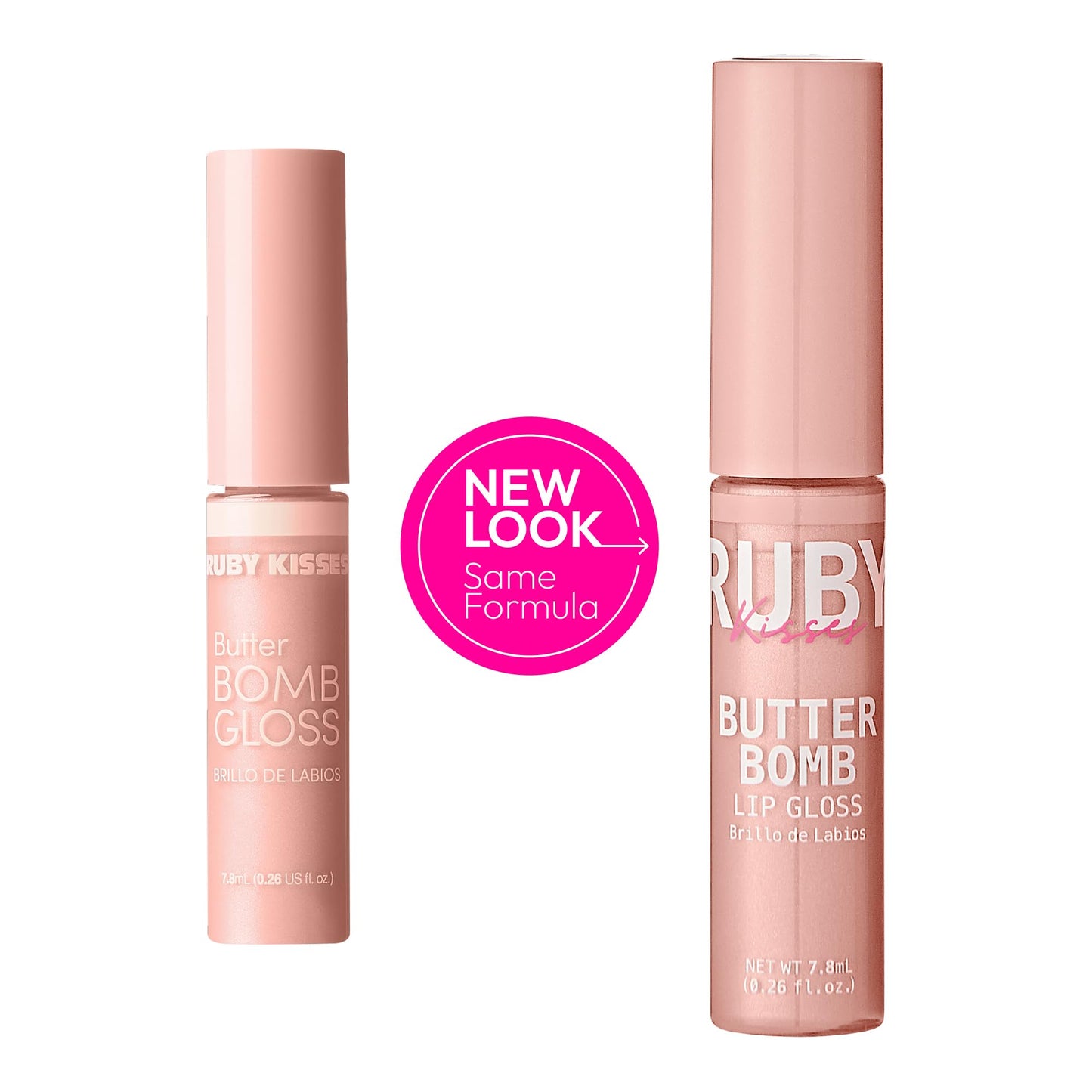 Ruby Kisses Butter Bomb Lip Gloss, High-Shine Non-Sticky Hydrating Plumping Beauty & Personal Care Ruby Kisses