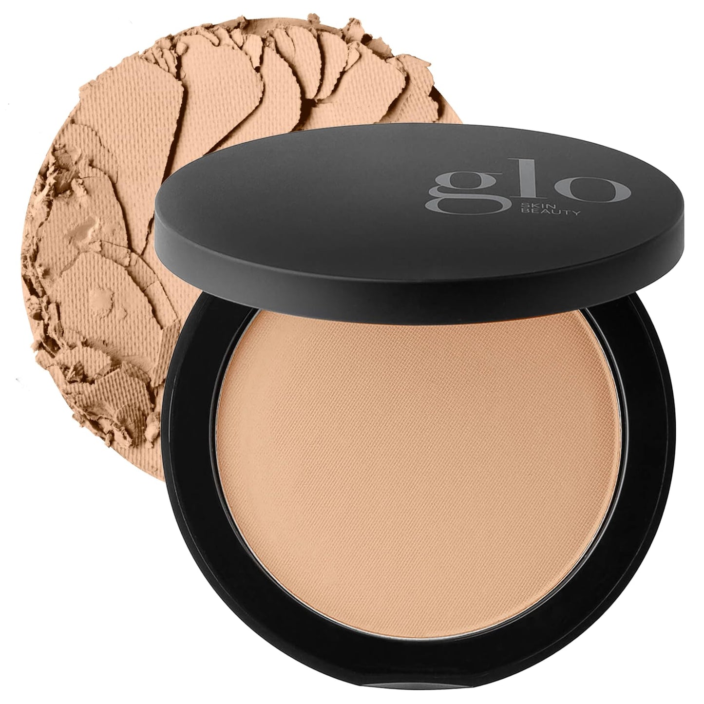 Glo Skin Beauty Pressed Base Powder Foundation, Honey Light - Buildable Sheer to Full Coverage, Long Wear Face Powder Compact, Pressed Powder Makeup Beauty & Personal Care Glo Skin Beauty
