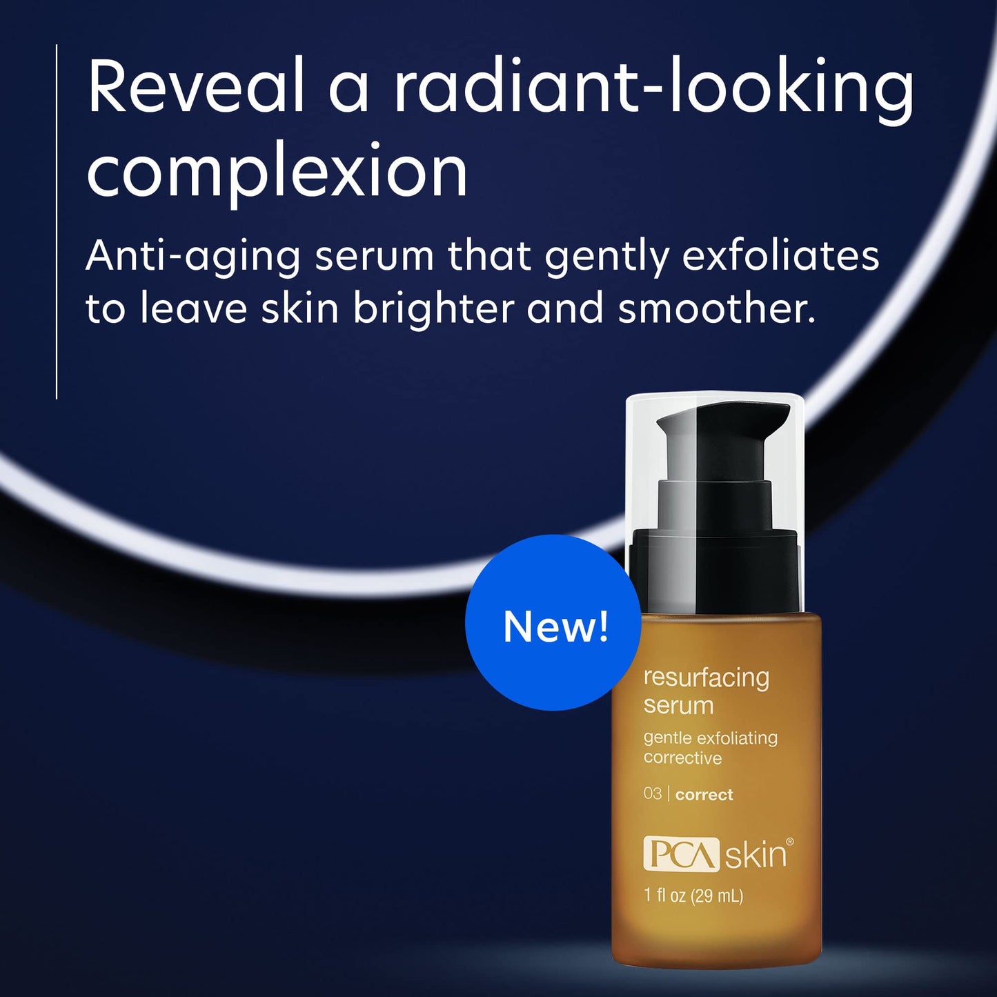 PCA SKIN Resurfacing Serum - Gentle Exfoliating Facial Corrective with Lactic & Glycolic Acid for Bright, Even Skin (1 fl oz) Beauty & Personal Care PCA SKIN
