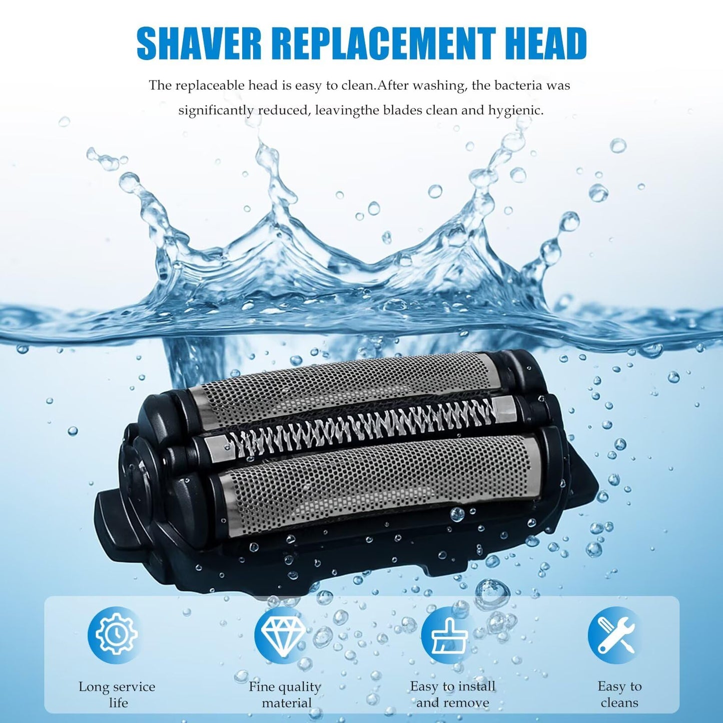 Shaver Replacement inner Cutter + Foil for Panasonic ES8103 ES8103S ES-GA20 ES8255 ES8162 ES8101 ES-LC62 ES8249 ES8243 by YTXXDEUS Beauty and Personal Care YTXXDEUS