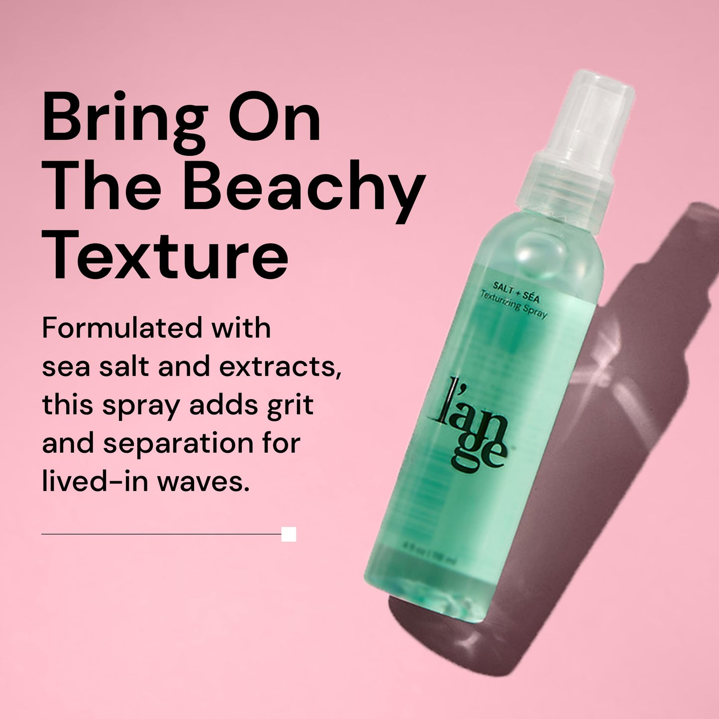 L'ANGE HAIR Sea Salt Texturizing Spray For Effortless Beachy Waves & Volume | Mineral-infused Sea Salt Hair Spray For Touchable Hold & Long-lasting Beauty & Personal Care L'ANGE HAIR