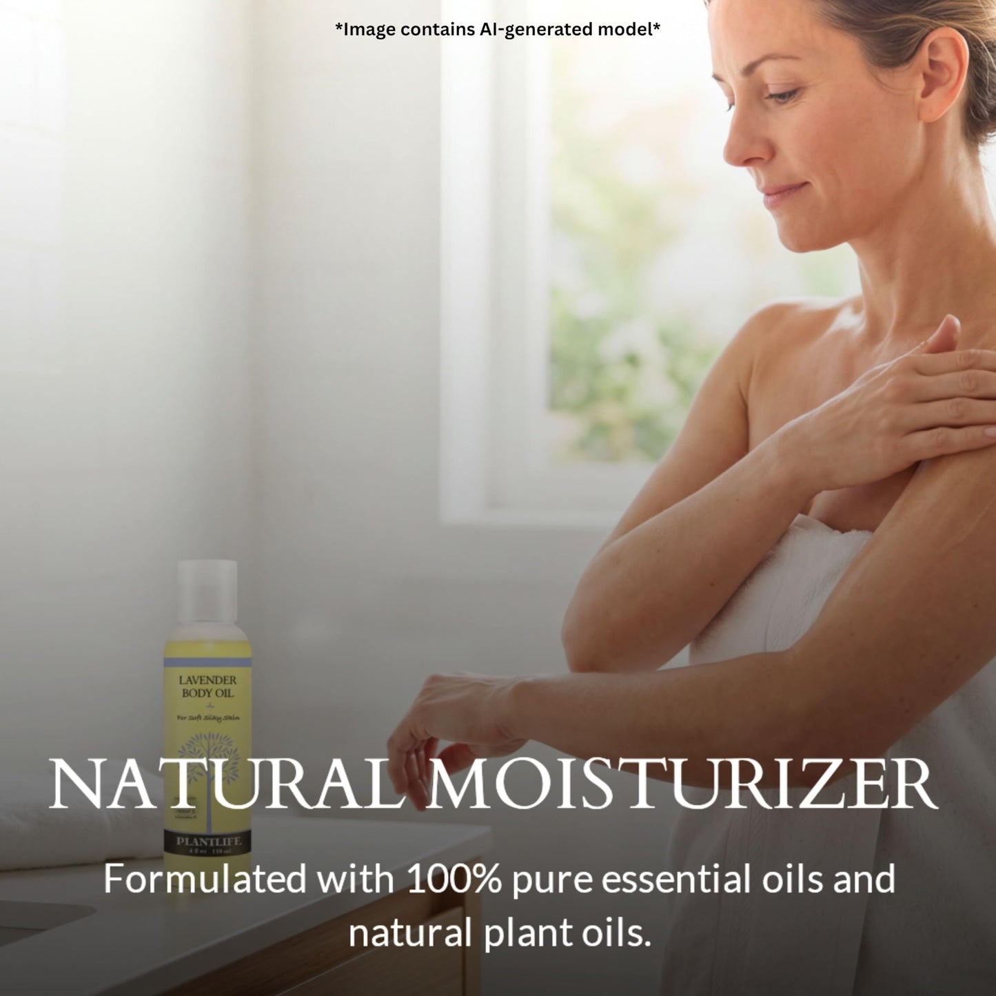 Plantlife Lavender Body Oil - Moisturizing Natural Body Oil for All Skin Types - Nourishing Dry Skin and Making It Feel Soft and Silky for Women & Men Beauty and Personal Care Plantlife
