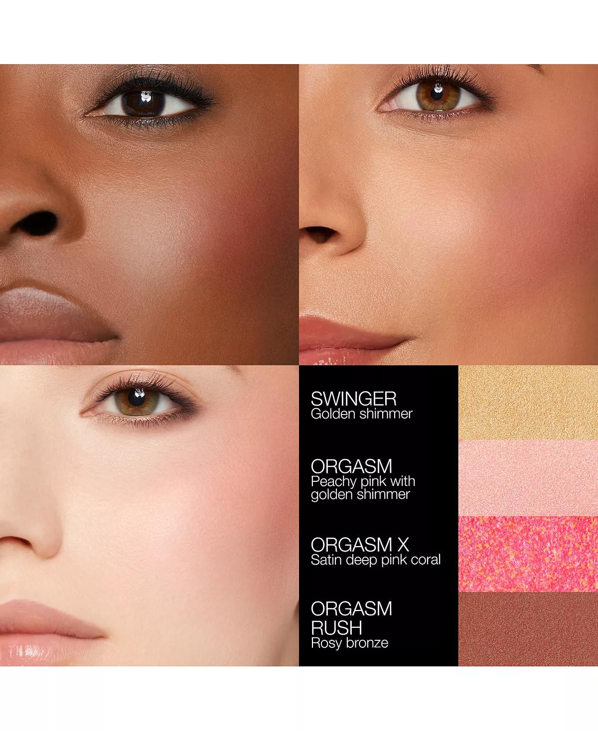 NARS Orgasm Four Play Blush Quad - Limited Edition Beauty & Personal Care NARS