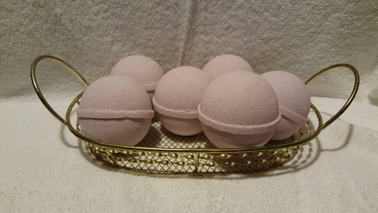 Spa Pure French Lilac Fizzies: 3 FRENCH LILAC Luxury Bath Bomb Fizzies, Large 5 Oz Each, Natural, Handmade in the USA with Shea, Mango & Cocoa… Beauty & Personal Care Spa Pure