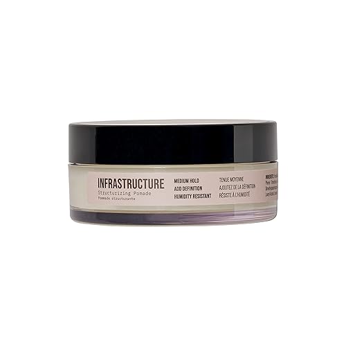 Infrastructure Structurizing Pomade by AG Hair Cosmetics for Unisex - 2.5 oz Pomade Beauty & Personal Care AG Care