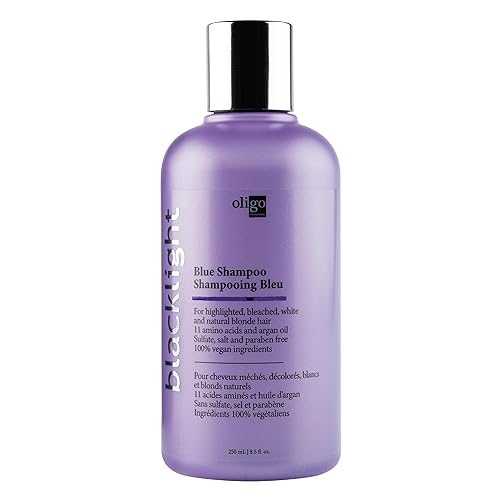 OLIGO PROFESSIONNEL - Blacklight Blue Shampoo - Sulfate-Free Blue Shampoo for Blonde and Color Hair - Revive Treated Hair - Refreshes Faded Highlights Beauty & Personal Care Oligo Professionnel