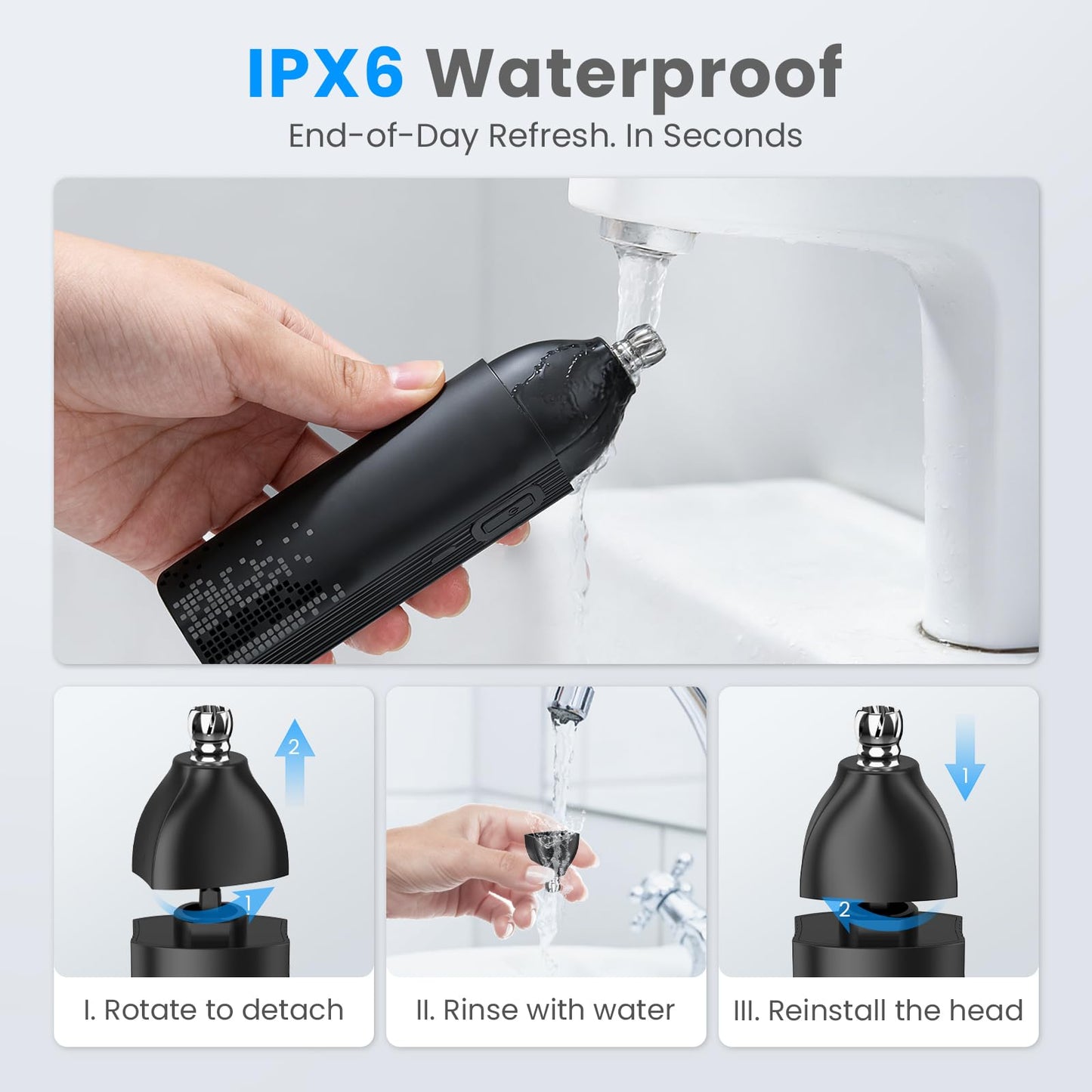 Phisco Nose Hair Trimmer for Men: 120 Mins Runtime USB-C Rechargeable for Ear and Nose, IPX7 Waterproof Nose Trimmer Easy Clean, 2026 Updated 360° Beauty and Personal Care Phisco