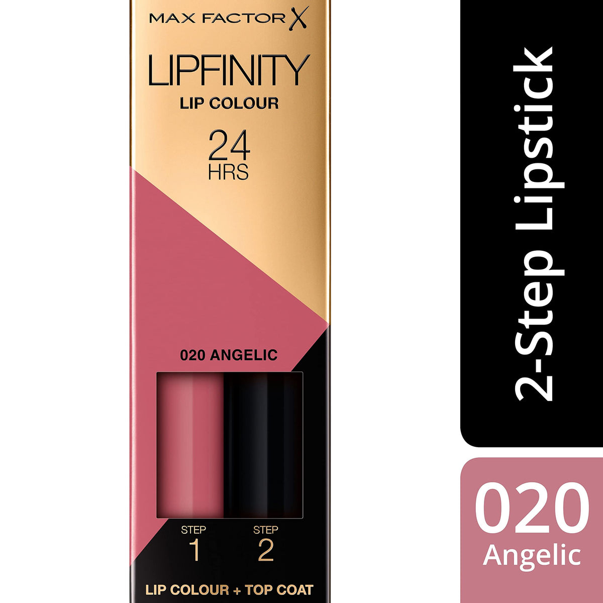 Max Factor Lipfinity Lipstick for Women, # 020 Angelic, 0.14 Ounce Beauty & Personal Care Max Factor