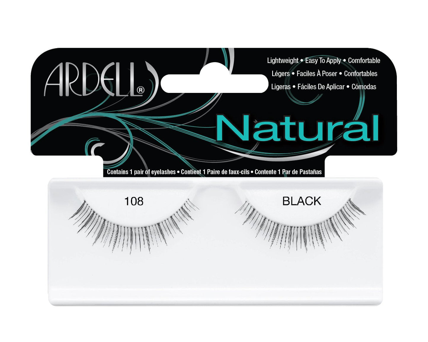 Ardell Fashion Lashes Pair - 108 Black, (Pack of 4) Beauty & Personal Care Ardell