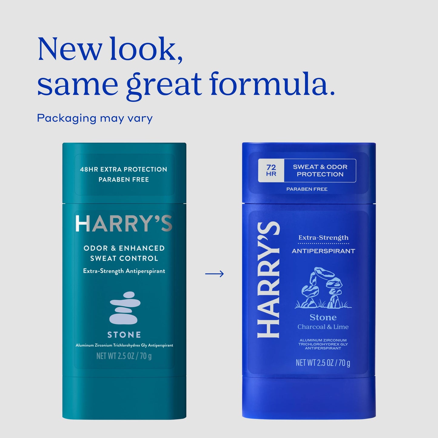 Harry's Extra-Strength Antiperspirant Deodorant, Sweat & Odor Control Antiperspirant for Men, Stone, 2.5 oz Pack of 3 Beauty & Personal Care Harry's