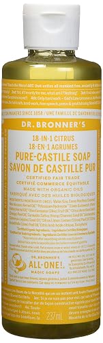 Dr. Bronner's Organic Pure Castile Liquid Soap Citrus Orange - 8 fl oz Beauty & Personal Care Dr. Bronner's