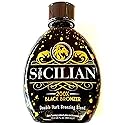 The Sicilian 200X Dark Black Bronzer Tanning Lotion - BEST for Glowing Skin - Gradual Bronzing & Sunless Self Tanner Lotion - Luxurious Sunless Body Beauty & Personal Care The Sicilian