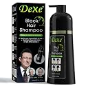 Signature Dexe Black Hair Shampoo 400 ML Instant Hair Blackening Dye for Men Women Black Color - Simple to Use - Lasts 30 Days - Fast Acting Natural Beauty & Personal Care Dexe