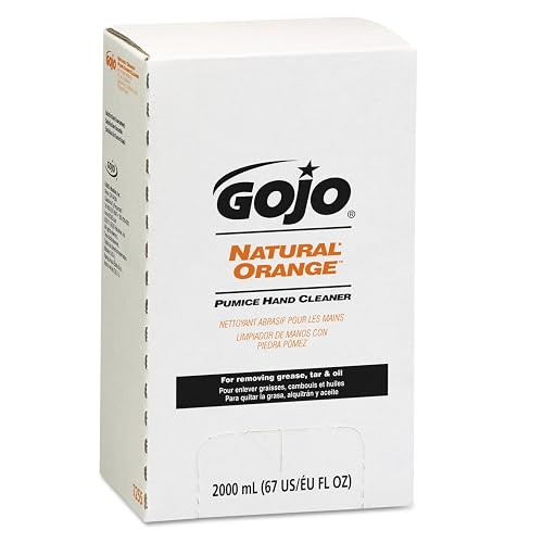 GOJO 7255-04 Natural Orange Pumice Hand Cleaner 2000 mL, (Case of 4) Beauty & Personal Care GOJO