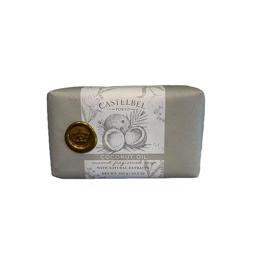 Castelbel Coconut Soap Enriched With Coconut Oil 10.5 Oz Beauty & Personal Care Castelbel