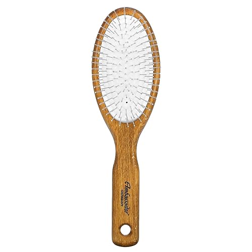 Fuchs Ambassador Wood Oval Hairbrush w/Steel Pins 1 Unit Beauty & Personal Care Fuchs