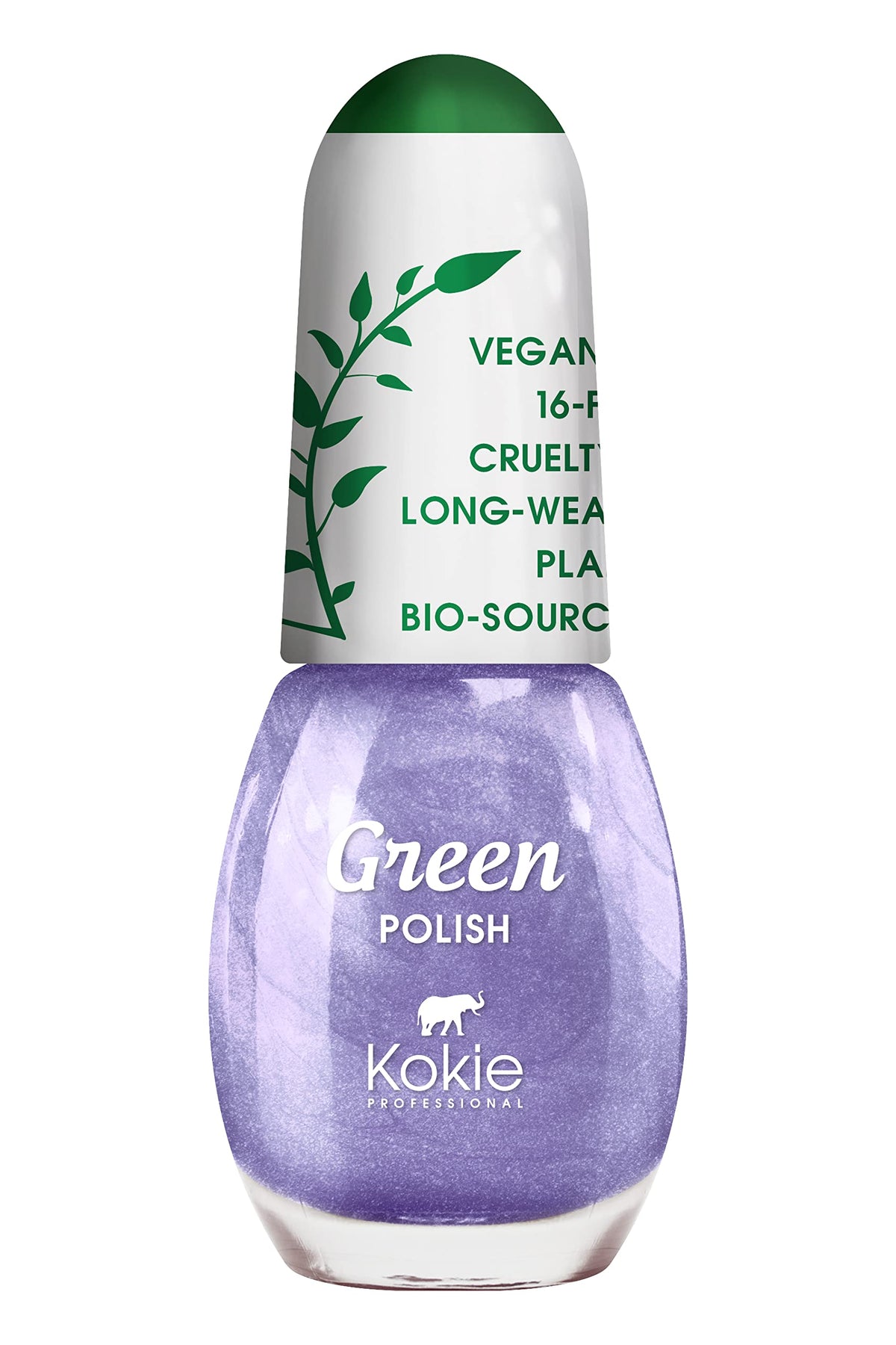 Kokie Cosmetics Vegan, Plant Based, Cruelty Free Nail Lacquer, Green Polish (Dewy GP48)