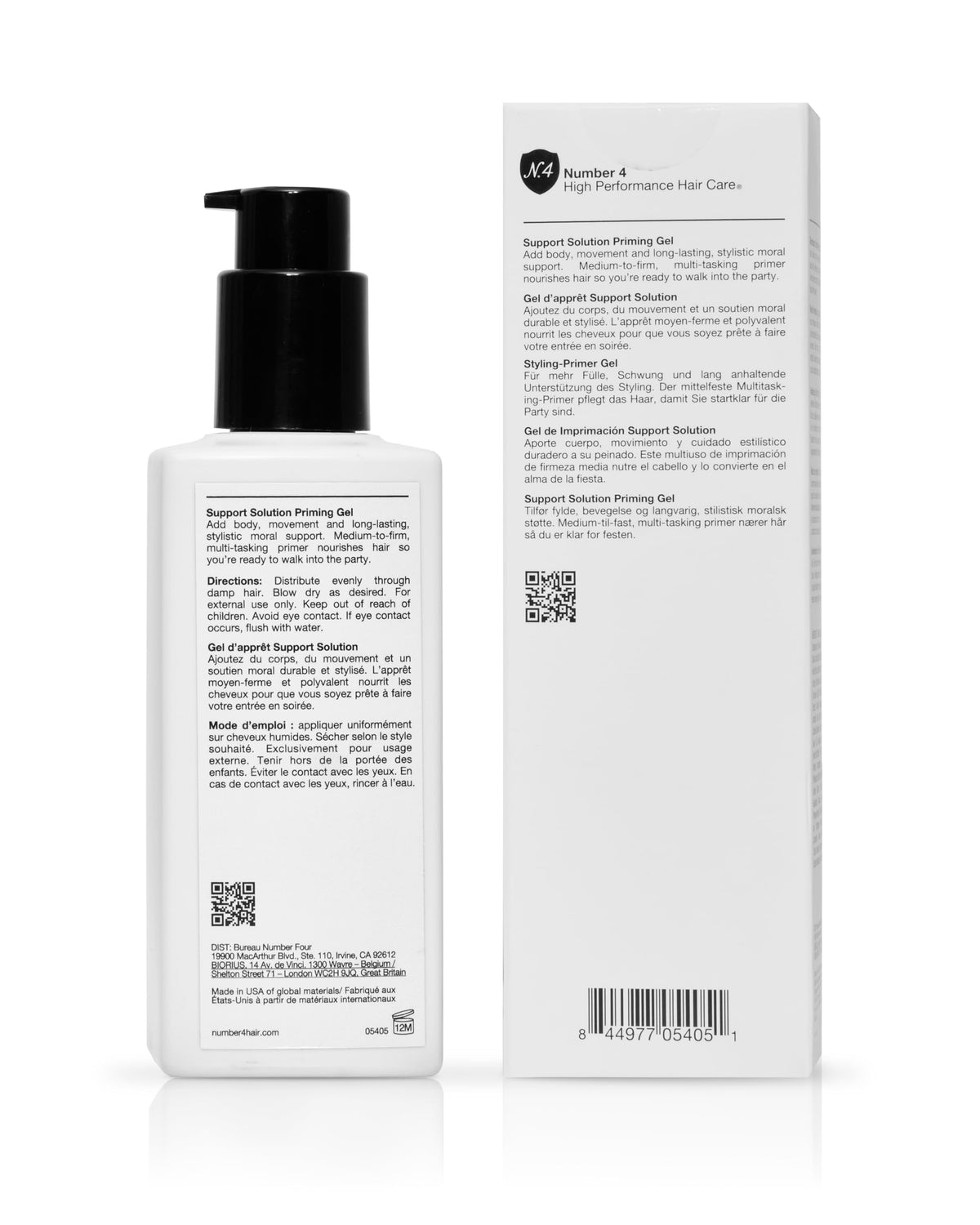 Number 4 Hair Gel for Men and Women, Hair Styling Products, Support Solution Priming Gel, 6.7 oz Beauty & Personal Care Number 4