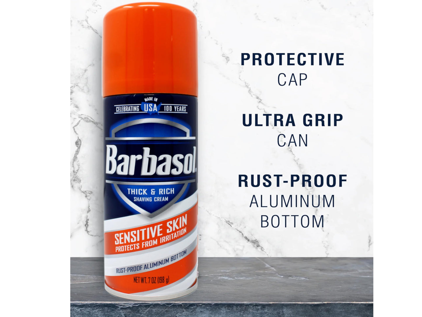Barbasol Shave Cream 7 Ounce (Sensitive Skin, Pack of 3) Beauty & Personal Care Barbasol