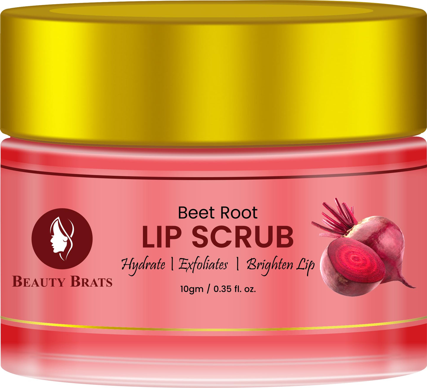 Beauty Brats Lip Scrub Beetroot 0.35 fl/oz Beauty and Personal Care BEAUTY BRATS