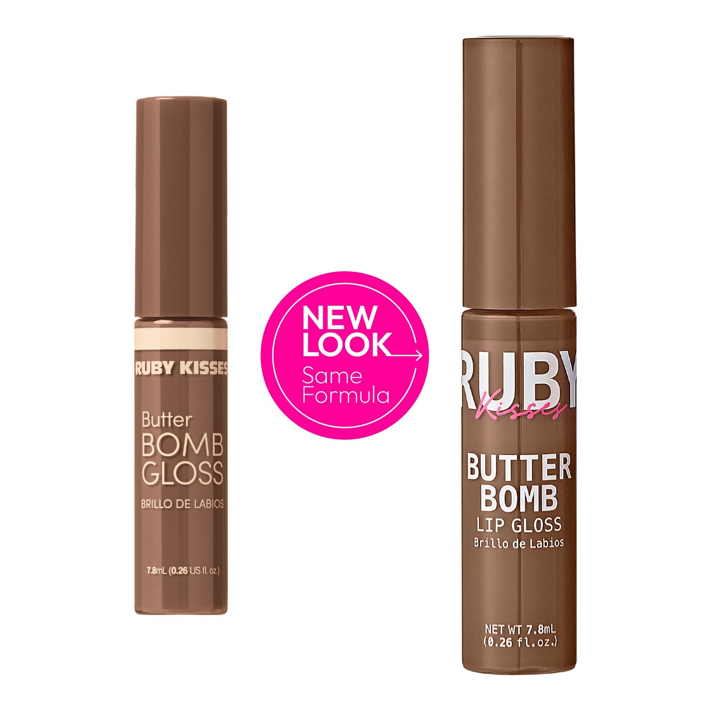 Ruby Kisses Butter Bomb Lip Gloss, High-Shine Non-Sticky Hydrating Plumping Beauty & Personal Care Ruby Kisses