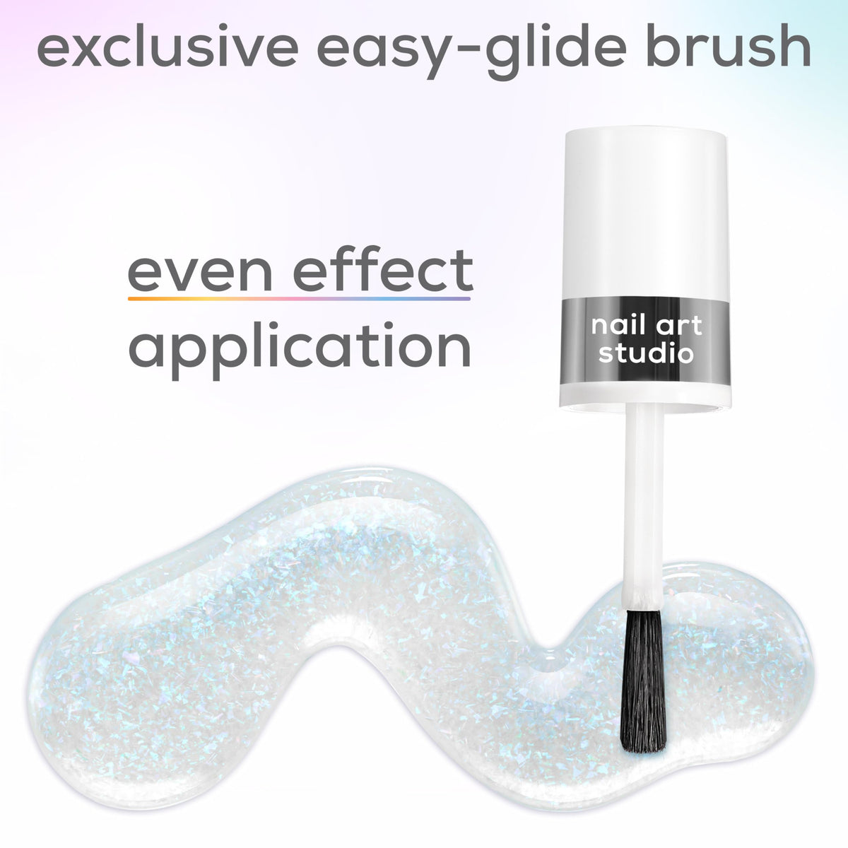 essie Nail Art Studio Special Effects Nail Polish, Gold, Vegan, Separated starlight, 0.46 fl oz