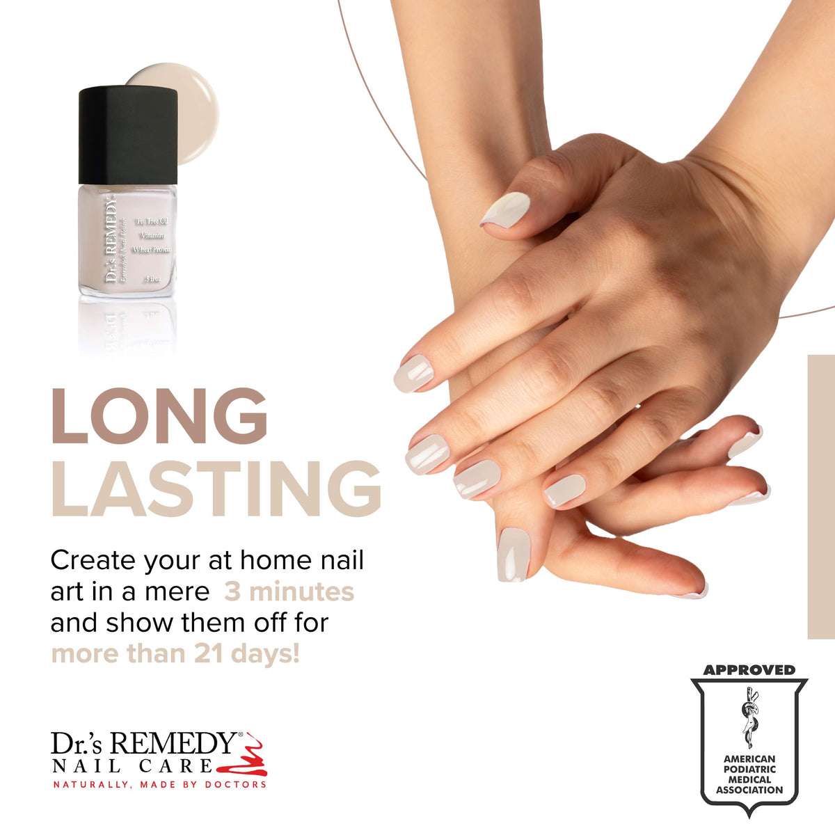 Dr’s Remedy Enriched Nail Polish: Non Toxic, All Natural, and Organic - Doctor Formulated: Strengthens, Restores, Heals, and Protects '24-Free' Beauty & Personal Care Dr.'s Remedy
