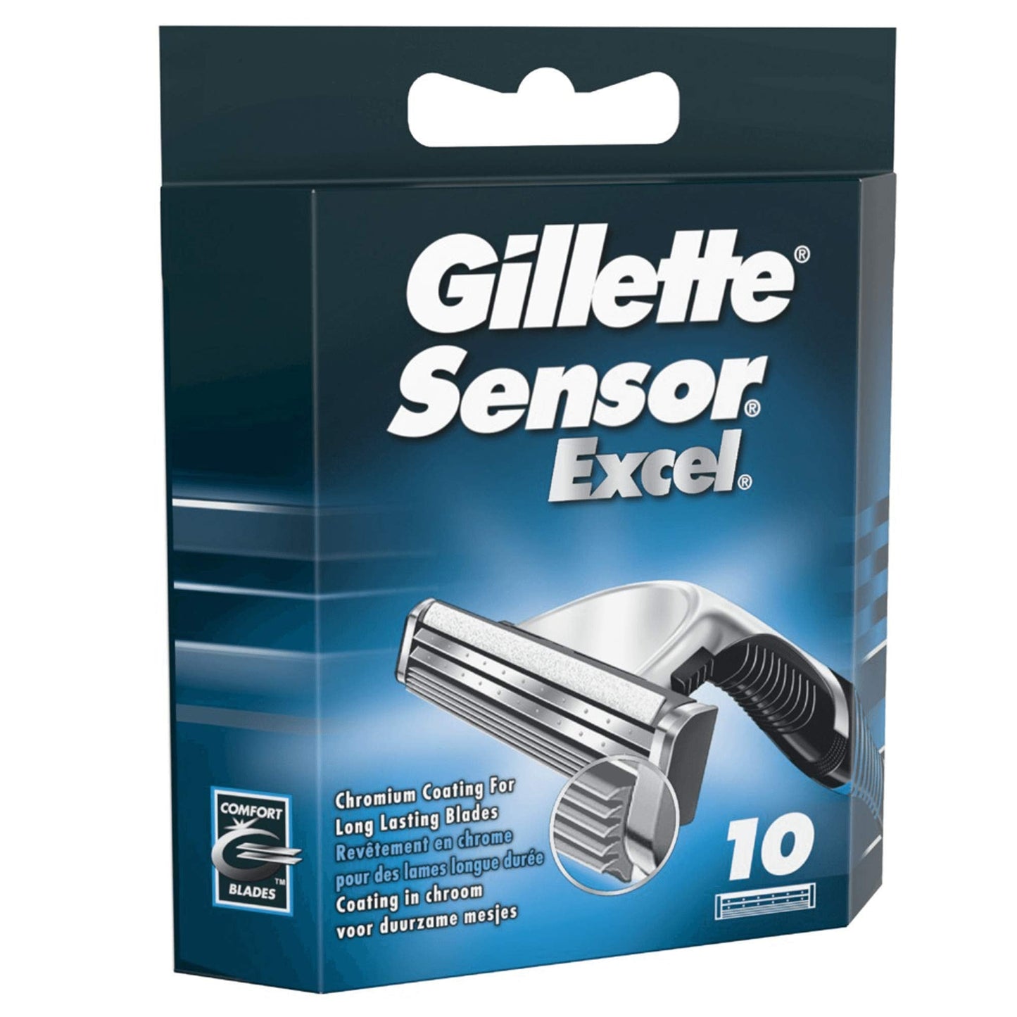 Gillette Sensor Excel Razor Blades for Men Pack of 10 Blades Beauty and Personal Care Gillette