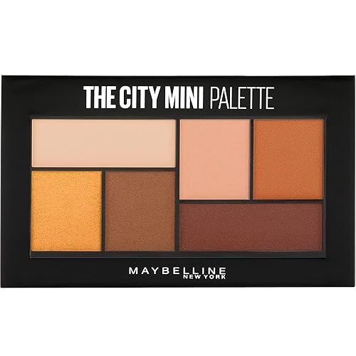 Maybelline New York The City Mini Eyeshadow Palette Makeup, Hi-Rise Sunset, 0.14 oz. Beauty & Personal Care MAYBELLINE
