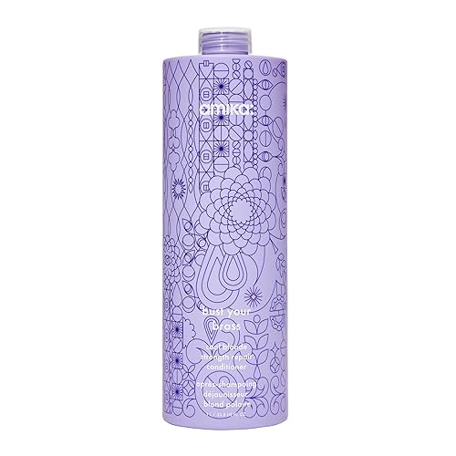 amika bust your brass cool blonde strength repair conditioner, 1000ml Beauty & Personal Care Amika