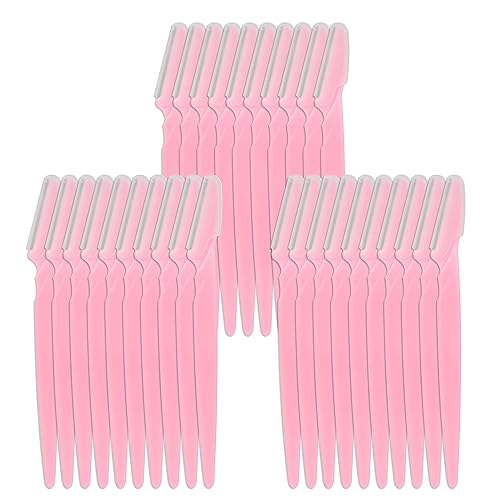 WBCBEC 30 Pieces Eyebrow Razor Shaper Trimmer Shaver Facial Razor with Precision Cover for Women and Men Beauty & Personal Care WBCBEC