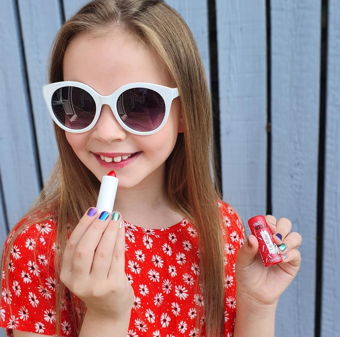 Miss Nella Luvvy WUVVY Hypoallergenic Lip Balm Especially for Children, Red, Non-Toxic, Odourless Make-Up, Perfect for Sensitive Skin (Luvvy Wuvvy) Beauty and Personal Care MISS NELLA