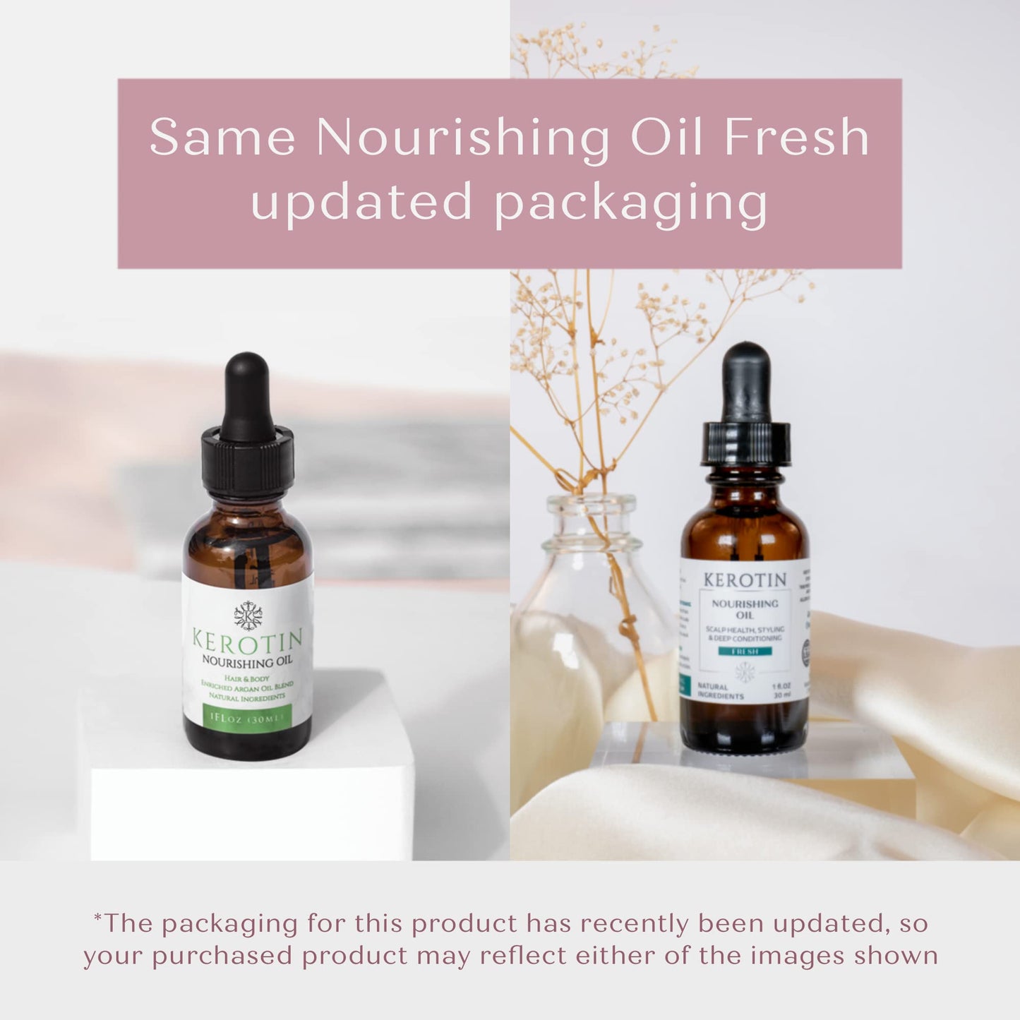 Nourishing Hair Oil -Nine natural organic oils blended with Argan Oil. Repairs Damage, Controls Frizz, Eliminates Split Ends & Smoothens Skin Beauty & Personal Care K Kerotin