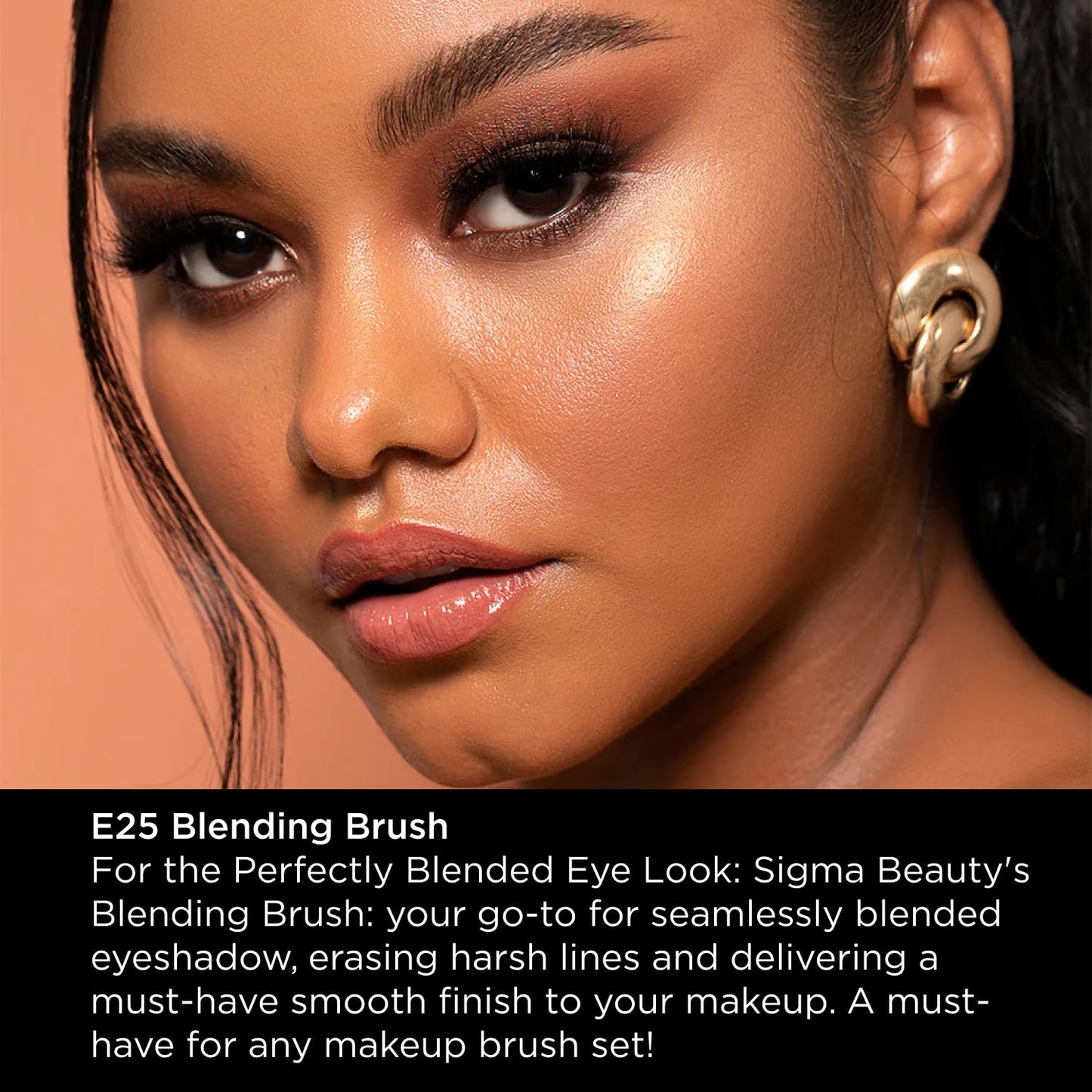 Sigma Beauty Professional E25 Eyeshadow Blending Brush - Professional Eyeshadow Brush for Seamless Eyeshadow Blending, Softens Dramatic Edges & Harsh Beauty & Personal Care Sigma Beauty