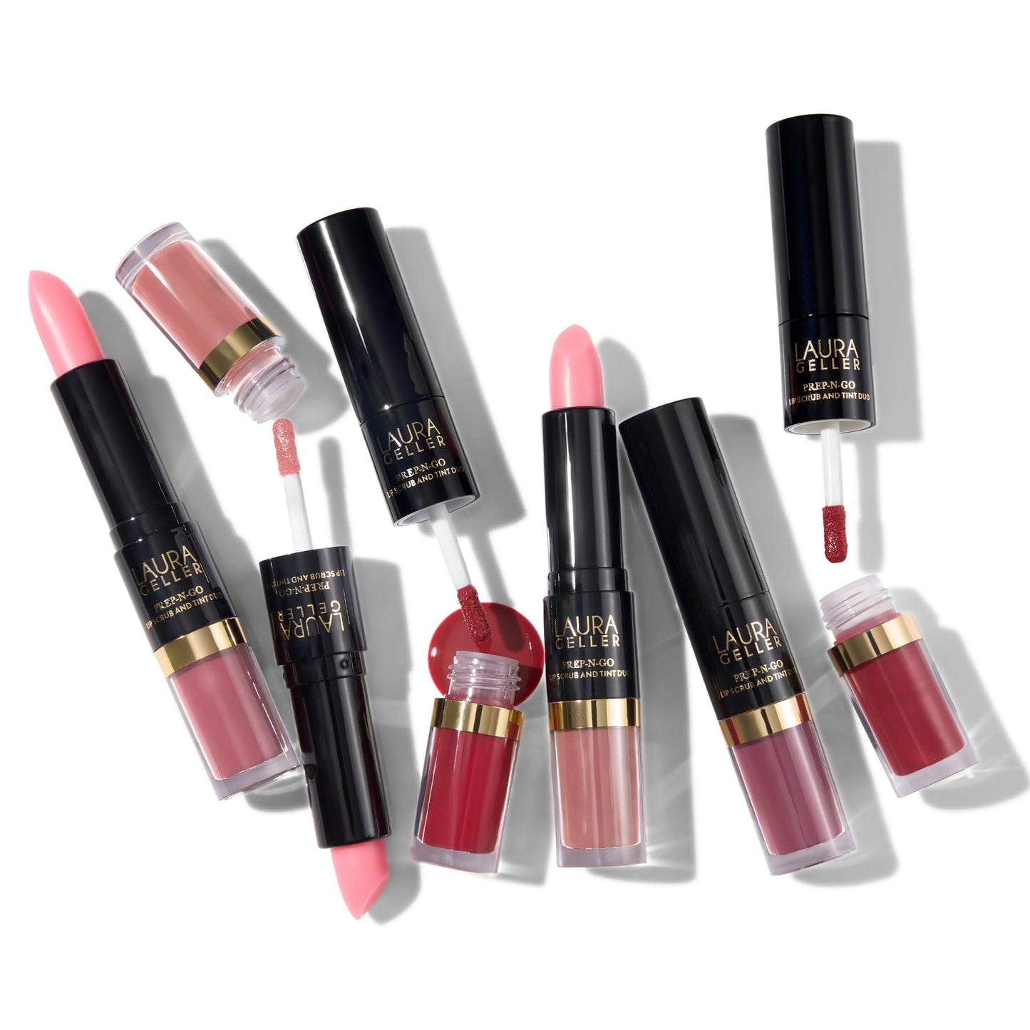 LAURA GELLER NEW YORK Prep-n-Go 2-in-1 Lip Scrub and Lip Oil Tint, Lip Hydrating Oil and Exfoliator, Finish Line Beauty and Personal Care LAURA GELLER NEW YORK