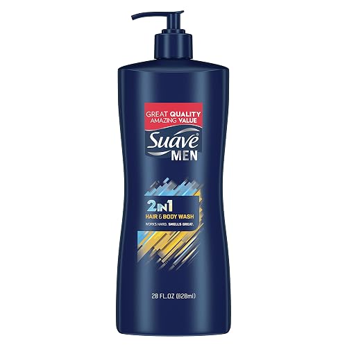 Suave Men 2 in 1 Hair and Body Wash 28 oz Beauty & Personal Care Suave