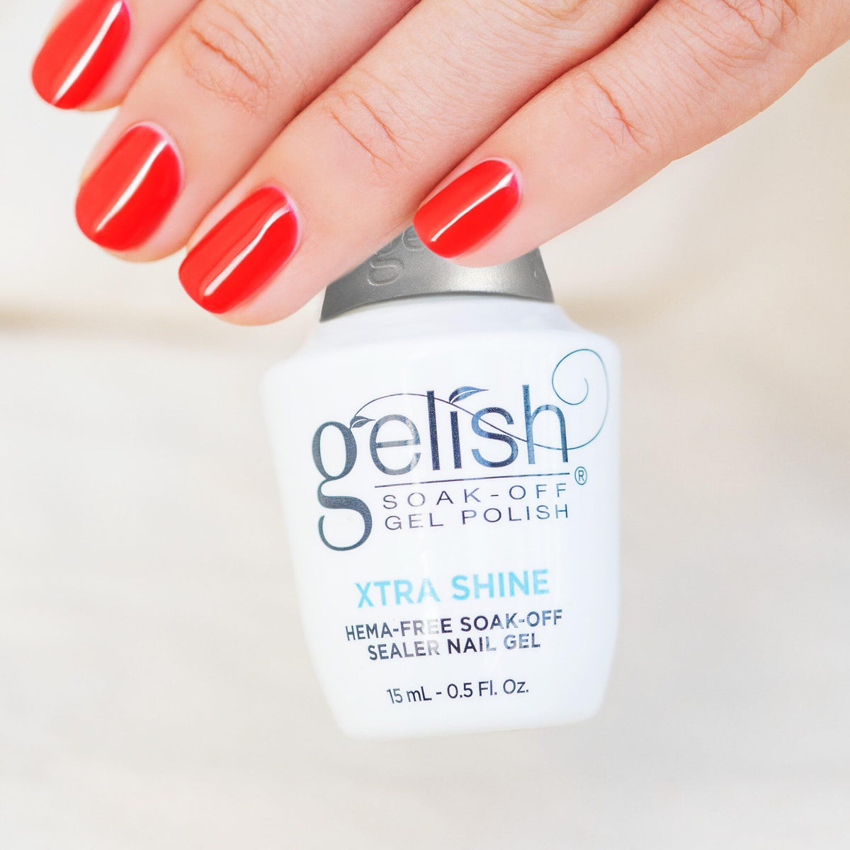 Gelish Hema-Free Gel Nail Polish Essentials - Xtra Shine Top Coat, 15mL