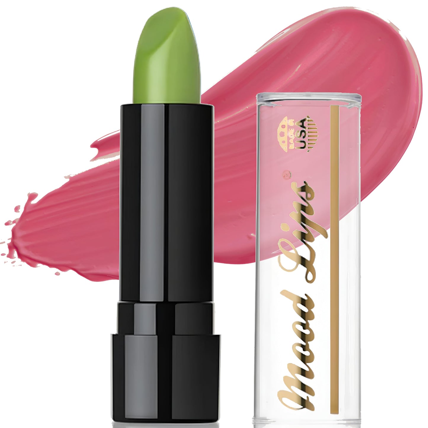 Mood Lips Color Changing Lipstick | Long Lasting Lip Stain Effect | 12 Hour Wear | Magic pH Tint | Aloe Vera Hydrating & Moisturizing | Made in USA | Beauty & Personal Care Mood Lips