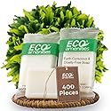 ECO Amenities Travel Size Bar Soap - 400 PACK, 0.5 oz Mini Soap Bars, Hotel Soap Bars, Travel Size Toiletries - Individually Wrapped Bulk Soap Bar Beauty & Personal Care ECO amenities