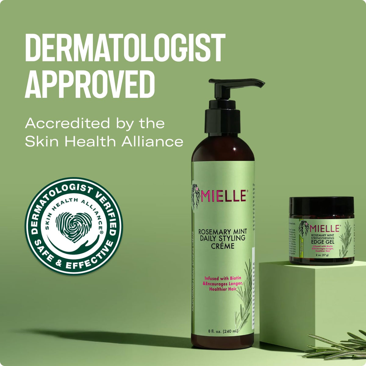 Mielle Organics Rosemary Mint Styling Cream (8oz) Beauty & Personal Care Mielle Organics