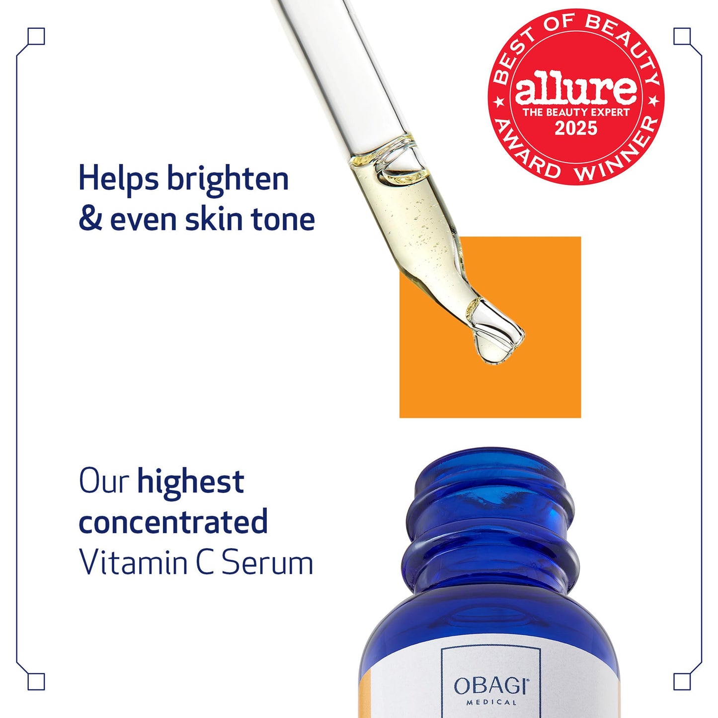 Obagi Professional C Serum 20%, Vitamin C Facial Serum with Concentrated 20% L Ascorbic Acid for Normal to Oily Skin, 1.0 Fl Oz Beauty & Personal Care Obagi Medical