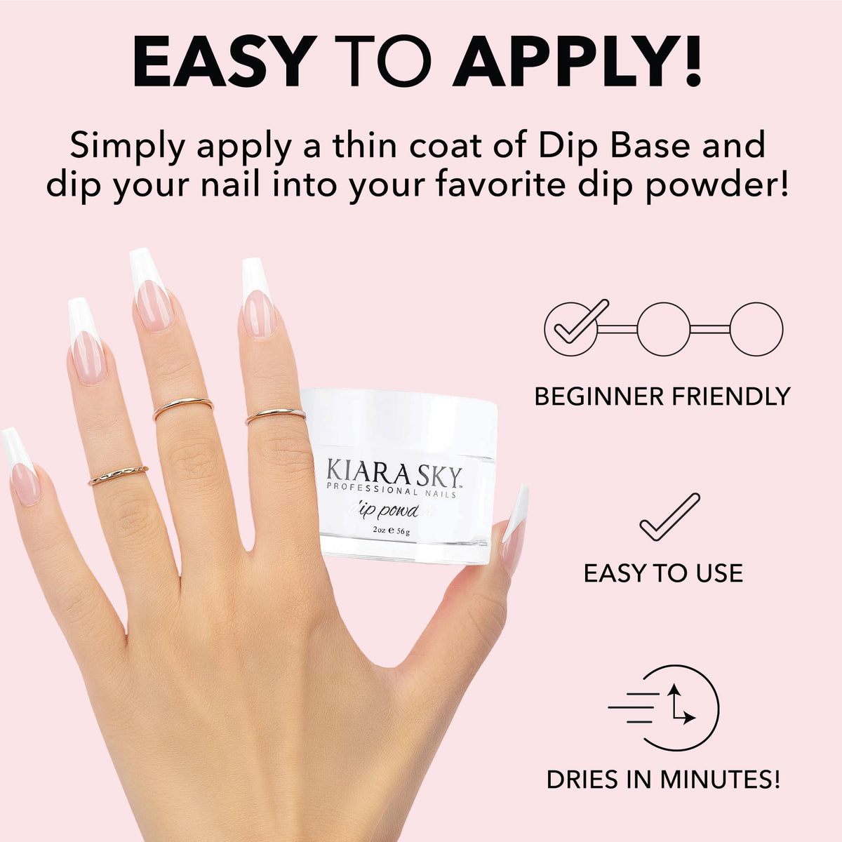 Kiara Sky Dip Powder Essentials 2 oz, Clear