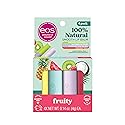 eos 100% Natural Lip Balms- Coconut Milk, Pineapple Passionfruit, Watermelon Frosé & Raspberry Kiwi Splash, All-Day Moisture Lip Care, 0.14 oz, 4-Pack Beauty & Personal Care eos