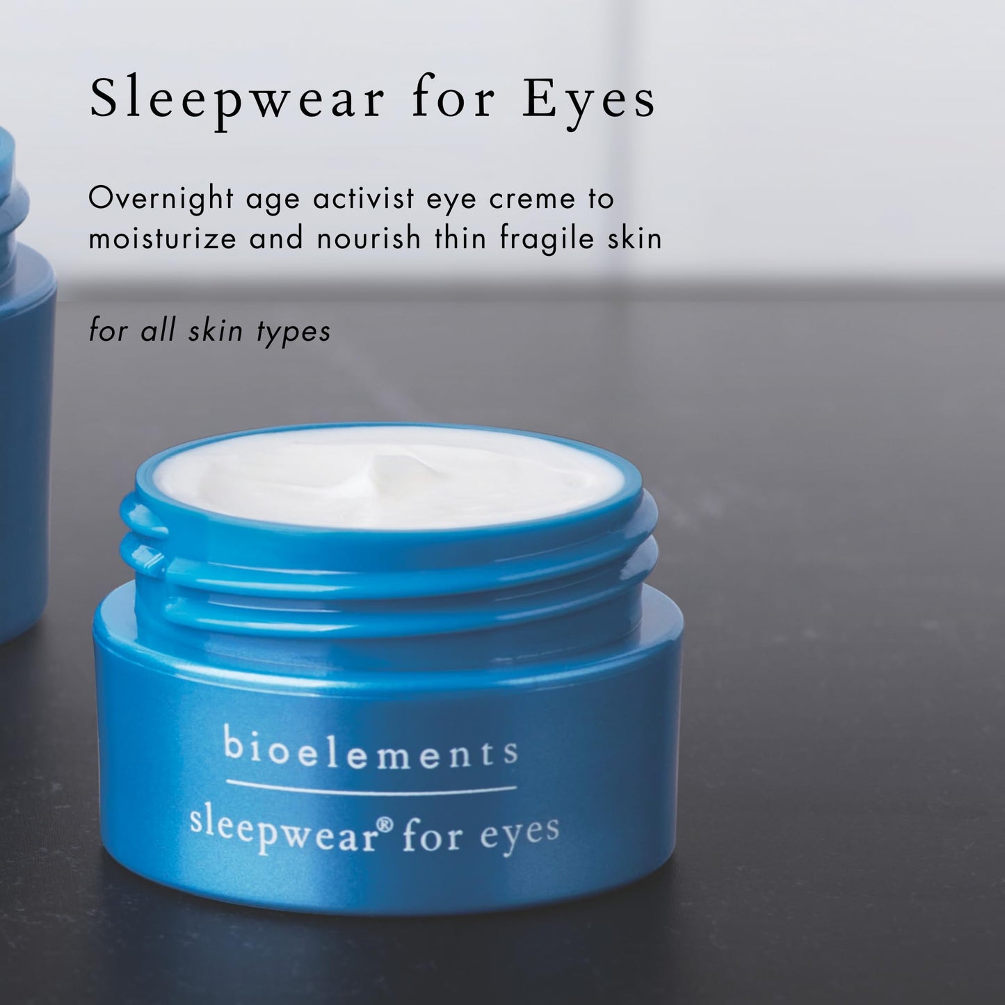 Bioelements Sleepwear for Eyes - 0.5 fl oz - Night Anti-Aging Eye Cream - Moisturize, Hydrate & Reduce Appearance of Fine Lines & Wrinkles - Vegan Beauty & Personal Care Bioelements