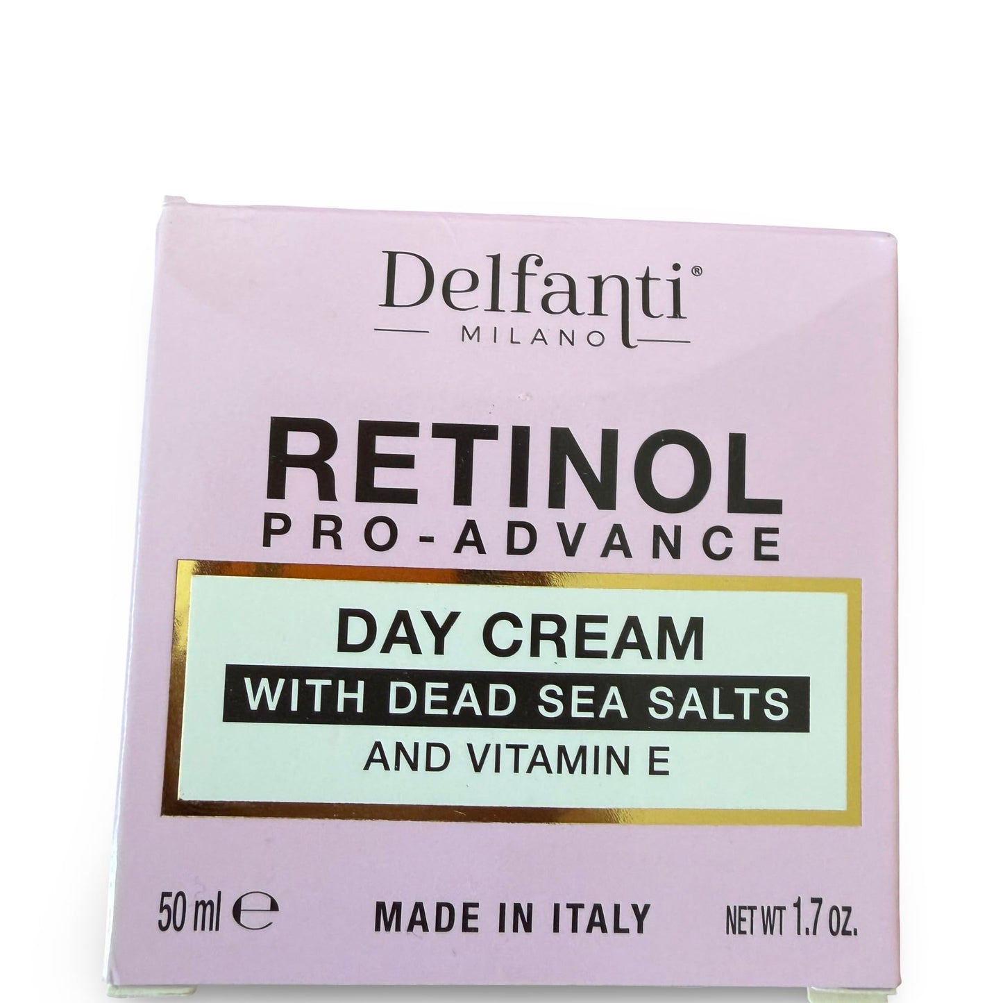 Delfanti Milano, Retinol Pro Advance Day Cream with Dead Sea Salts and Vitamin B, Anti Aging Moisturizer for Face and Neck, Made in Italy, 1.7 oz 50 Beauty & Personal Care Delfanti-Milano