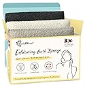 Evridwear Exfoliating Bath Sponge, Daily Skincare Body Scrubbers Loofah Shower Pads with Strap for Body Cleansing, Dead Skin Cell Remover, 3 Count Beauty & Personal Care Evridwear
