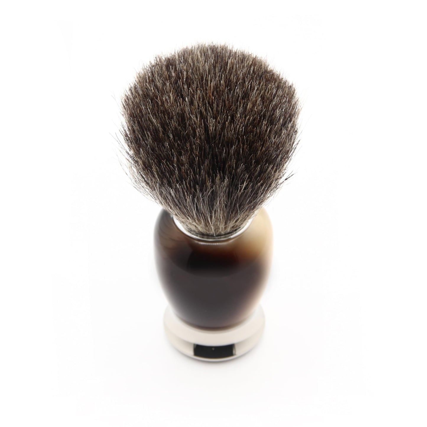 Edwin Jagger S81M582AMZ Imitation Light Horn & Nickel Classic Shaving Set with Pure Badger Shaving Brush and Mach 3 Razor for Shaving Cream or Soap Beauty and Personal Care Edwin Jagger