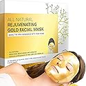 Doppeltree Gold Facial Mask - Premium Hydrogel Sheet Face Masks for Skin Care & Beauty, Hydrating & Anti Aging - Facemask with Collagen, Hyaluronic Beauty & Personal Care Doppeltree